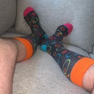 Printed socks.